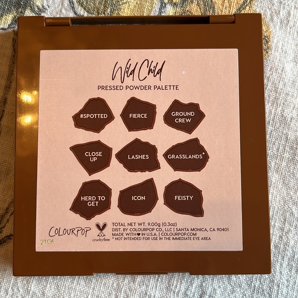 Colourpop Wild Child Palette - Brand New slight imperfection - Picture 5 of 6